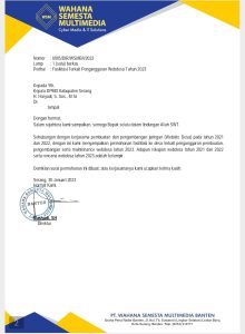 Monopoli PT WMSB di Kasus Website Desa Kabupaten Serang: Harga Rp92 Juta per Desa dan Difasilitasi DPMD